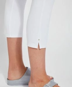 Lysse Lysse Toothpick Denim Capri, White