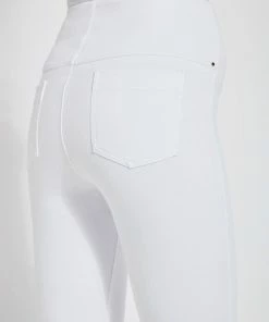 Lysse Lysse Toothpick Denim Capri, White