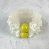 Michaela Malin Rocky Bracelet, White/Chartreuse