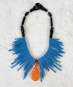 Michaela Malin Billy Necklace, Blue