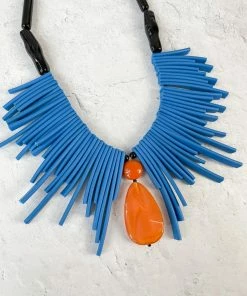Michaela Malin Billy Necklace, Blue