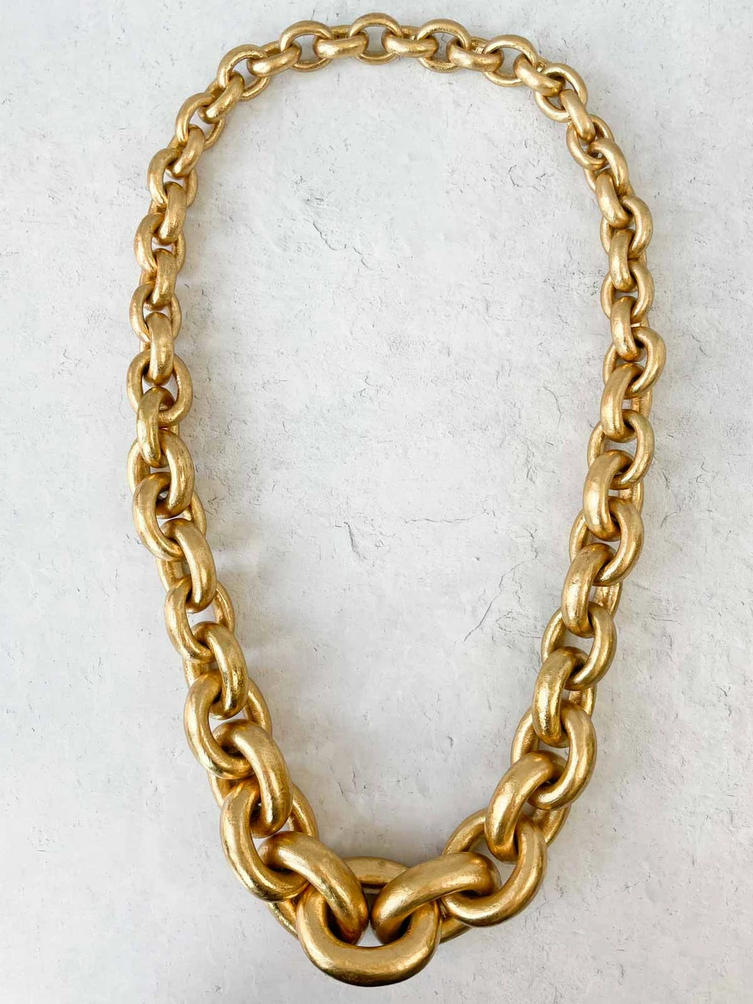 Monies Shanghai Necklace, Gold Monies