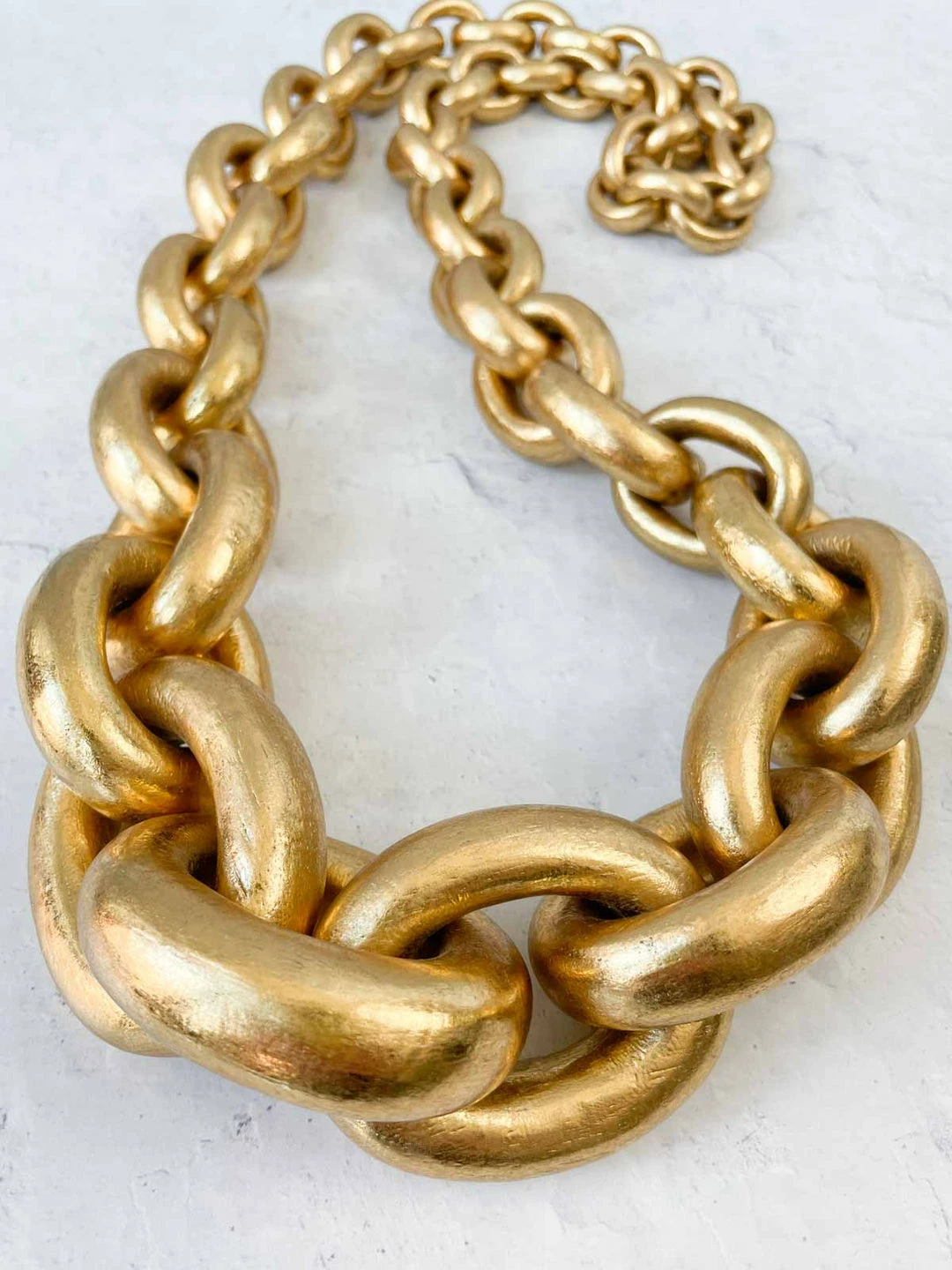 Monies Shanghai Necklace, Gold Monies
