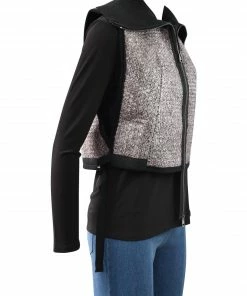 NY 77 Short Zip Vest, Bubble Wrap