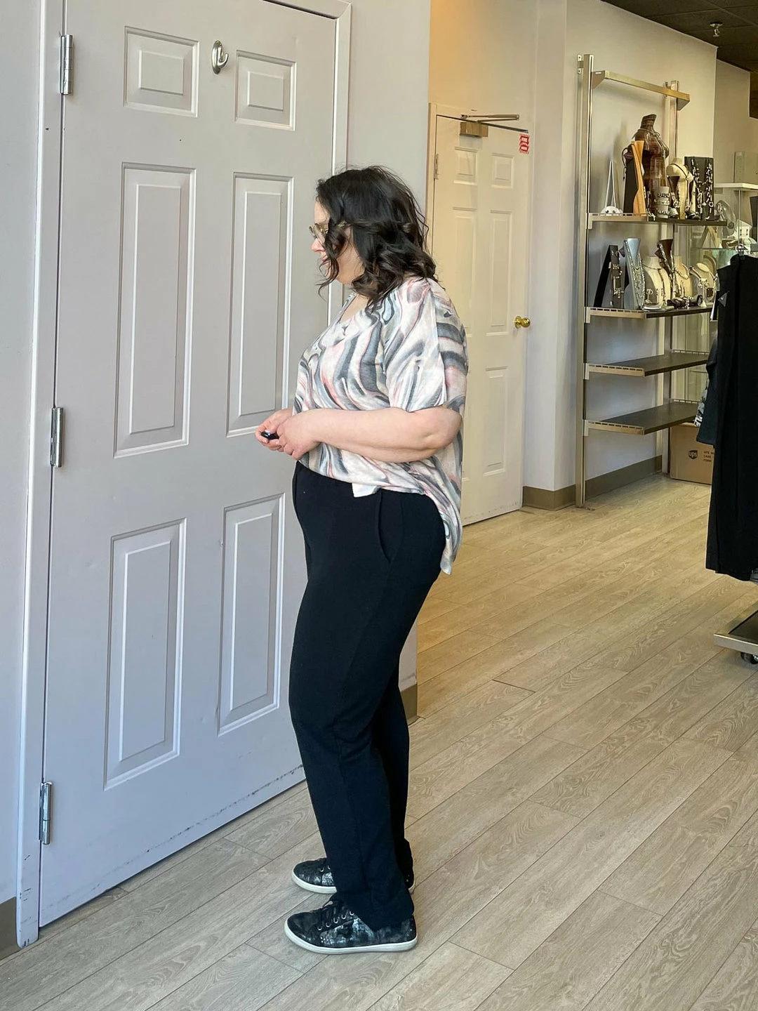 Nally And Millie Nally & Millie French Terry Pull On Pants, Black