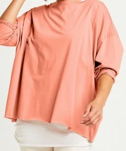 Planet Boxy Tee, Peachy