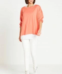 Planet Boxy Tee, Peachy