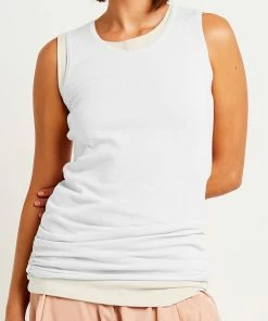 Planet Luxury Tank, White Planet