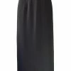 Q'Neel Ponte Knit Back Zip Skirt, Black Q'Neel