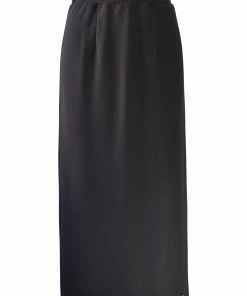 Q'Neel Ponte Knit Back Zip Skirt, Black Q'Neel