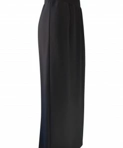 Q'Neel Ponte Knit Back Zip Skirt, Black Q'Neel