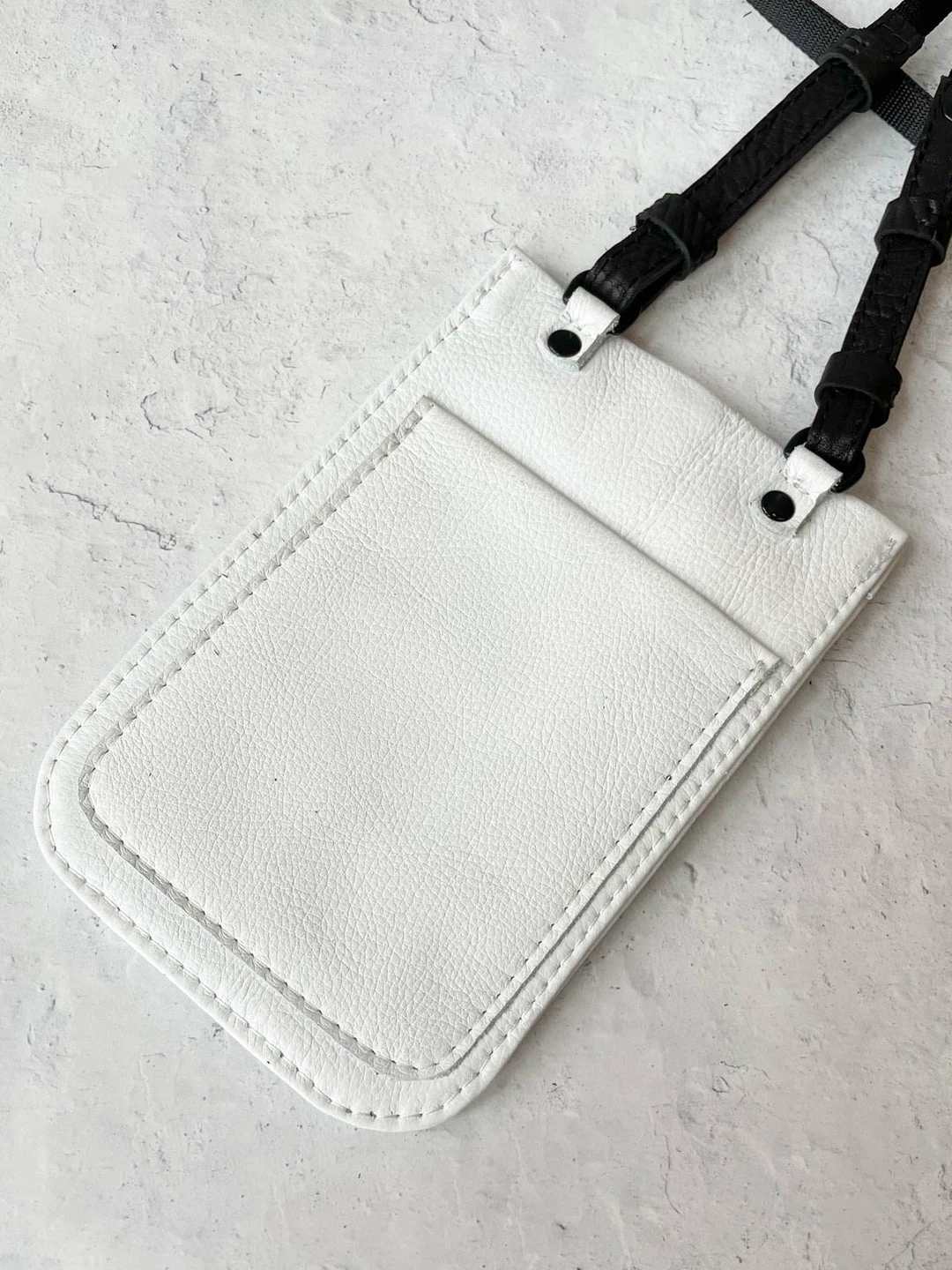 Riel Cell Phone Sling Crossbody Bag, White