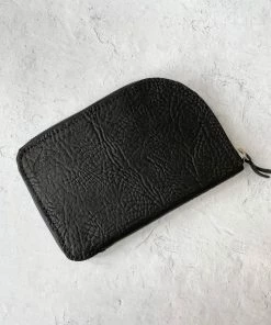 Riel Large Zipper Wallet, Black Riel