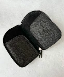 Riel Large Zipper Wallet, Black Riel