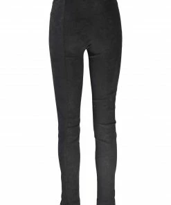 Robell Robell Rose Slim Faux Suede Pant, Black