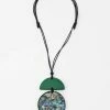 Sylca Designs Sylca Designs Addison Pendant Necklace, Green