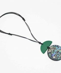 Sylca Designs Sylca Designs Addison Pendant Necklace, Green