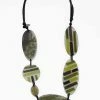 Sylca Designs Sylca Designs Alessia Statement Necklace, Green
