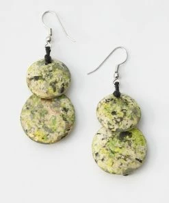 Sylca Designs Amelie Drop Earrings, Apple Multi Sylca Designs