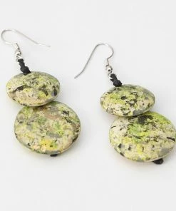 Sylca Designs Amelie Drop Earrings, Apple Multi Sylca Designs