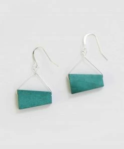 Sylca Designs Cubist Earrings, Turquoise Sylca Designs
