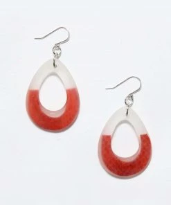 Sylca Designs Sylca Designs Nora Earrings, Orange