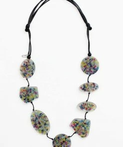 Sylca Designs Jillian Confetti Statement Necklace, Multi