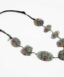 Sylca Designs Jillian Confetti Statement Necklace, Multi