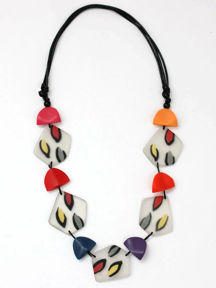 Sylca Designs Sylca Designs Lennon Statement Necklace, Multi