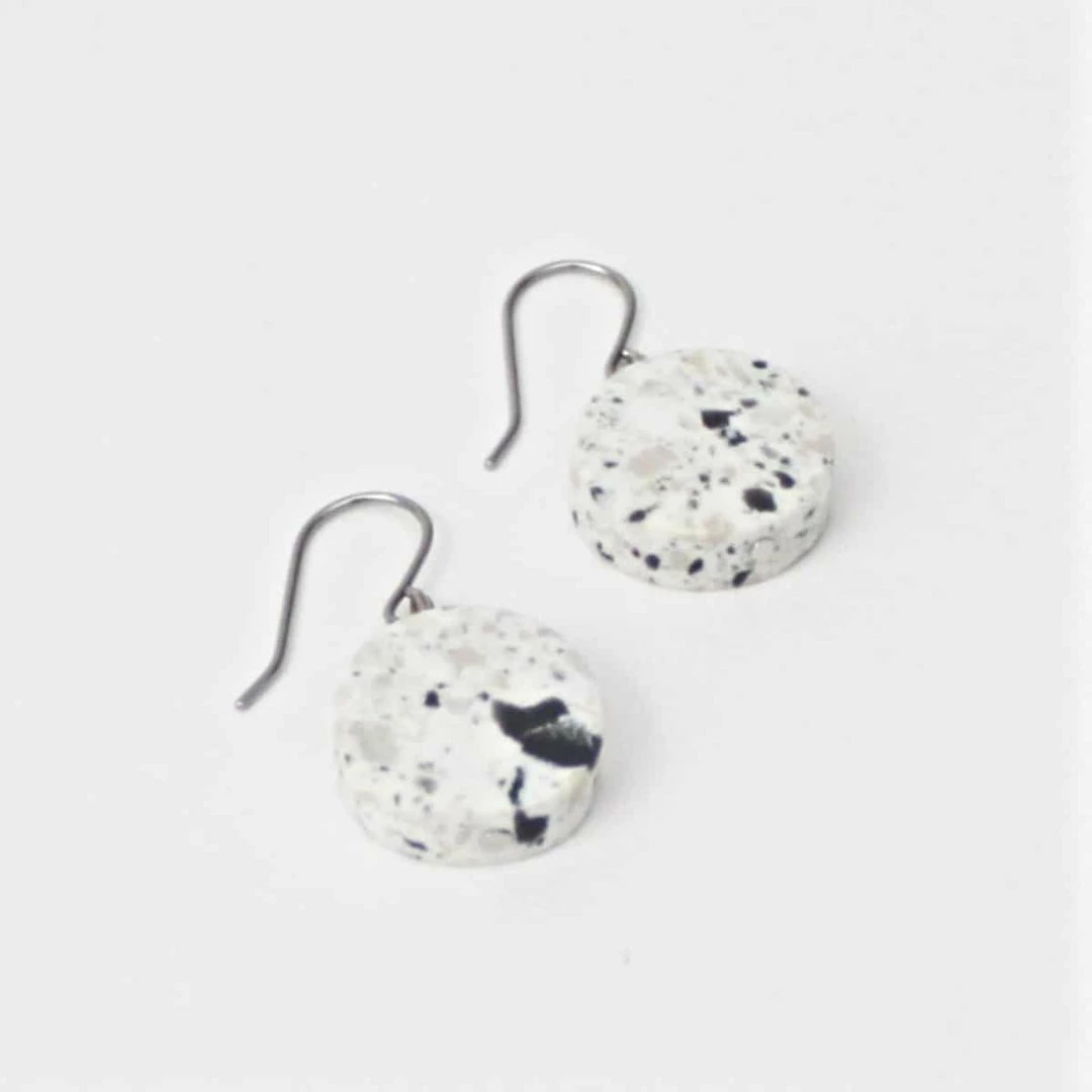 Sylca Designs Sophie Earrings, White