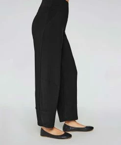 Sympli Angle Seam Lantern Pant, Black