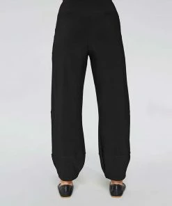 Sympli Angle Seam Lantern Pant, Black