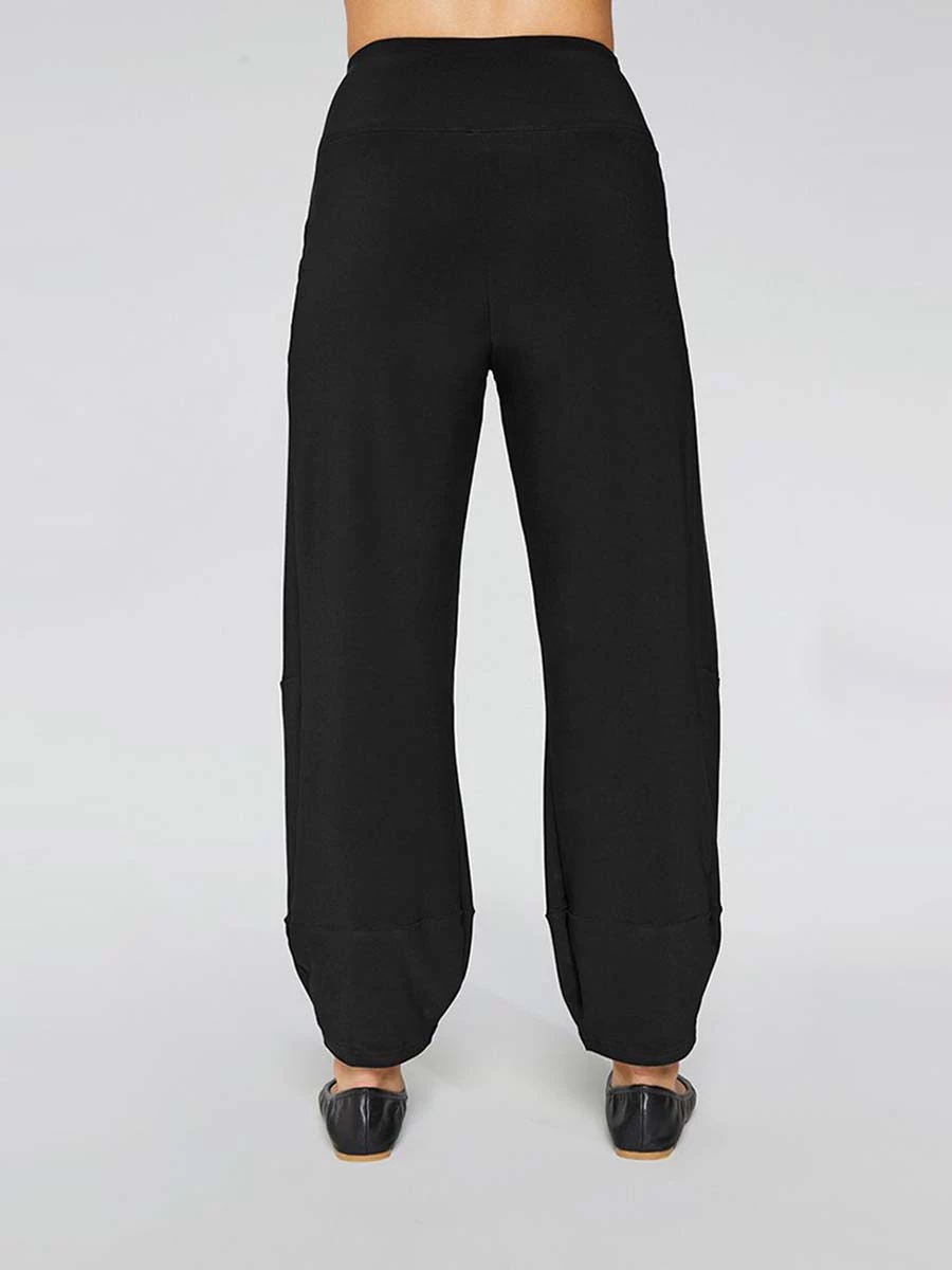 Sympli Angle Seam Lantern Pant, Black