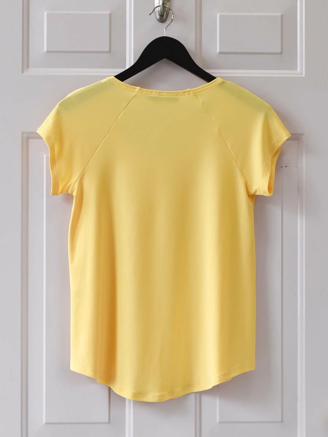 Sympli Go To Raglan T, Lemon