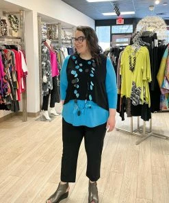 Sympli Go To Classic T Relax, 3/4 Sleeve, Splash