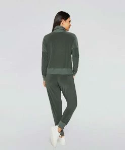 Sympli Sympli Motion Sweatshirt, Melange Olive