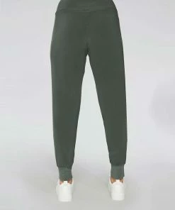 Sympli Motion Trim Cuff Jogger, Melange Olive Sympli
