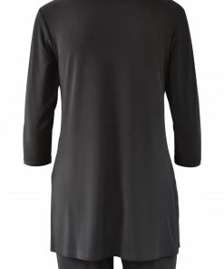 Sympli Sympli Nu Ideal Tunic 3/4 Sleeve, Black