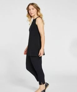 Sympli Sleeveless Nu Ideal Tunic, Black