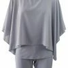 Sympli Whisper Boxy Top, Silver