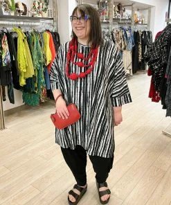 Trine Kryger Simonsen Liv Tunic, Black/White Trine Kryger Simonsen