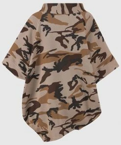 Alembika Urban Camo Raglan Cocoon Top, Brown