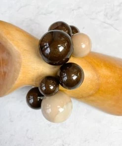 Zsiska Bolas Bracelet, Brown/Tan