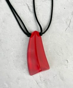 Zsiska Emocion Pendant Necklace, True Red Zsiska