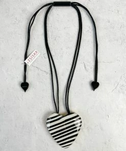 Zsiska Olivia Heart Pendant Necklace, Yellow