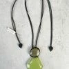 Zsiska Zsiska Playa 2 Bead Pendant Necklace, Green