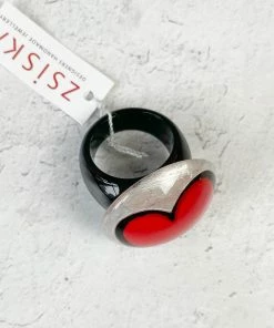 Zsiska Pop Art Ring, Red