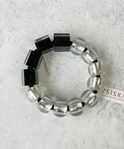 Zsiska Precious Mix Bead Bracelet, Silver