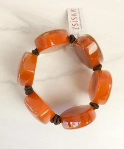 Zsiska Rhea Bracelet, Orange Zsiska