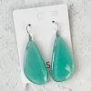 Zsiska Zsiska Sophia Medium Wire Drop Earrings, Turquoise